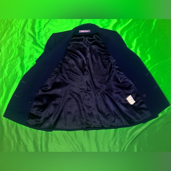 Ralph Lauren Purple Label Cadman Navy Cashmere Jacket See Measurements for Size - Picture 8 of 16